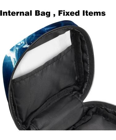 Menstrual Bag with Zipper - Stylish Ladies Napkin & Tampon Collection Bag for Women & Girls | Statue of Liberty Design - International Shipping Available - Buy Online on GoSupps.com