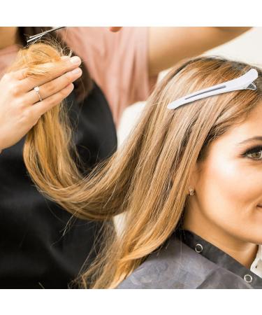 Bagentry 6 Pcs No Crease Hair Clips for Styling with Silicone Band Professional Flat Hair Sectioning Clips Duck Billed Alligator Hair Clips Parting Cutting Makeup Salon Women Men (B) - Buy Online on GoSupps.com