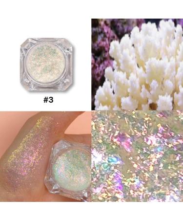 Shimmer Eyeshadow - Sparkling Eye Color Stays Put All Day - Waterproof High Pigmented Shimmer Glitter Eye Shadow Blendable Pologmase 3 - Buy Online on GoSupps.com