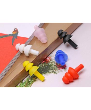 6 Pairs Tupalizy Reusable Silicone Swimming Ear Plugs for Waterproof Comfort and Hearing Protection - Buy Online on GoSupps.com