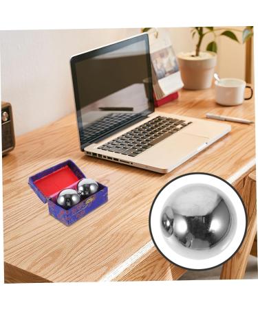 Buy Oatipho 2-St Fitness Handballs - Stainless Steel & Brass Massage Balls for Seniors | Stress-Relief & Boccia Sports Equipment - Buy Online on GoSupps.com