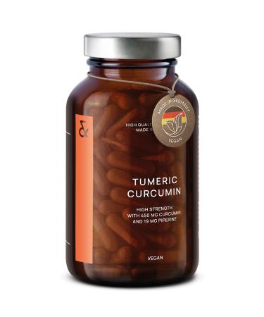 Vegan Turmeric Extract (120 Capsules) - 450mg Curcuminoids and 19mg Piperine - High Dosage - 95% Turmeric Curcumin - corresponds to min 15000mg Turmeric Powder per Capsule - for 4 Months