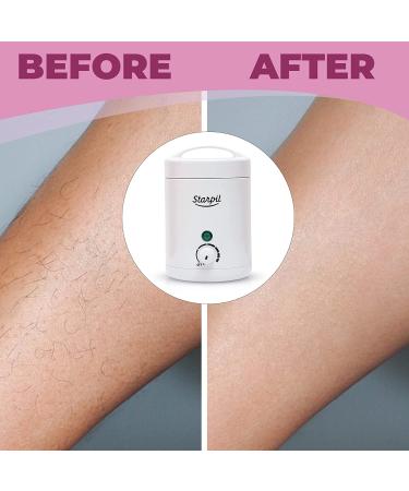 Starpil Mini Wax Warmer 4oz - Ideal for Hard Wax Beads - Adjustable Temperature Pot for Facial Hair Removal - Buy Online on GoSupps.com