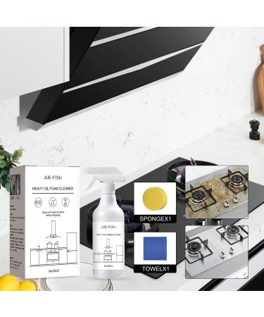 Bubble Cleaner Foam Spray Pan Cleaner | Foam Cleaner No Rinse Fade-Resistant Matte Finish Dense Foam for Floor Sink Pot Faucet Stove Rowces - Buy Online on GoSupps.com