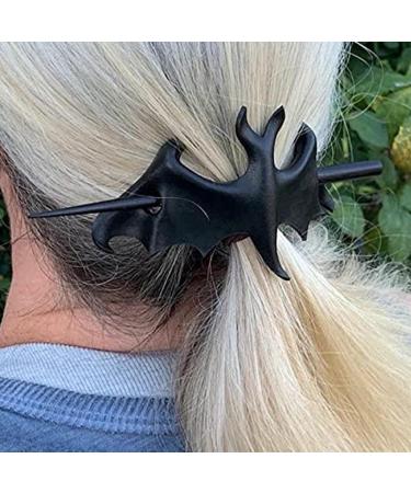 Halloween Bat Wing Hairpin | Gothic Hair Accessories | Non-Slip Vintage Creative Hair Sticks Halloween For Wedding  - Buy Online on GoSupps.com