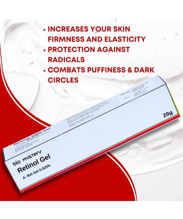 Buy Retinol Gel 0.025% - 20 Gram | Anti-Aging Skincare - Fast International Shipping - Buy Online on GoSupps.com