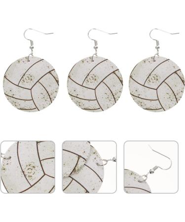 9 Pairs volleyball earrings Baseball Dangle Earrings lovers gifts earrings for women orrous female earrings couple gift fashion earrings for women teardrop accessories girl leather - Buy Online on GoSupps.com