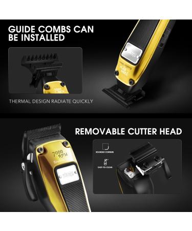 Buy DSP Hair Clipper for Men - Professional Cordless Hair Trimmer & Beard Trimmer Set | High Torque Motor & DLC Coated Blade | Perfect Gift for Barbers - Buy Online on GoSupps.com