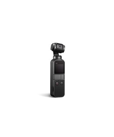 DJI Osmo Pocket - Handheld 3-Axis Gimbal Stabilizer with integrated Camera 12 MP 1/2.3 CMOS 4K60 Video, for YouTube, TikTok, Video Vlog, Streamlabs, Attachable to Smartphone, Android, iPhone, Black
