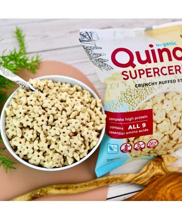Awsum Snacks Quinoa SUPERCEREAL 6oz Bag - Vegan, Gluten-Free & Sugar-Free - Diabetic Kosher Healthy Snack - Puffed Quinoa Plain 6 Ounce - Buy Online on GoSupps.com