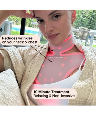 Solawave Neck & Chest Rejuvenating Mask | Light Therapy for Glowing Skin | Best Mask for Neck & Chest Care - Buy Online on GoSupps.com