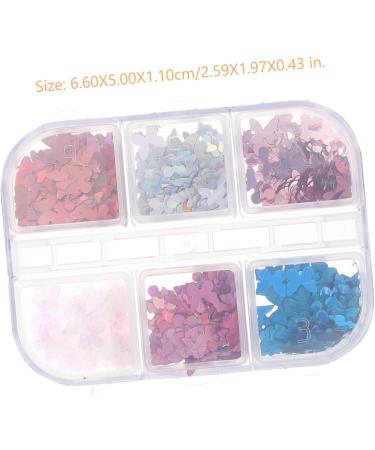 FRCOLOR 20 Boxes Nail Butterfly Sequins Butterfly Nail Confetti Butterfly Nails Nail Rhinestone Nail Glitter Flakes Nail Art Crystal Rhinestones PVC Accessories - Buy Online on GoSupps.com