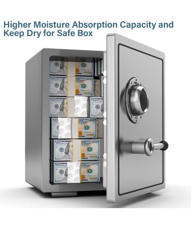 VACFREKEP Silica Gel Sachets - 20g 75 Pieces Moisture Absorber & Drying Remedy - Ideal for Storage & Protection - Buy Online on GoSupps.com