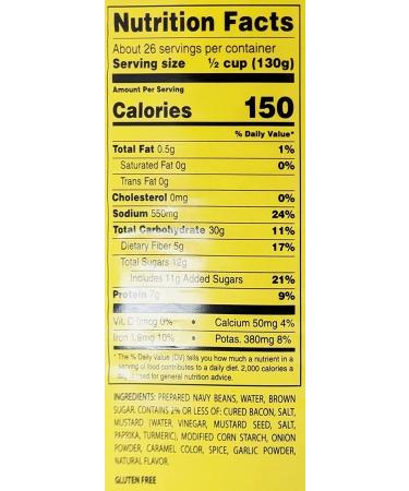 Bush's Best Bean Pot Baked Beans - 117oz Can | Family Size Baked Beans - Buy Online on GoSupps.com