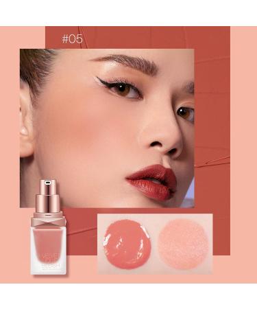 Reddhoon Liquid Blush for Cheeks Natural Looking Breathable Cream Blush Waterproof Long Lasting Cruelty-Free Cheek Face Blush for Women 15ml/Pc 05# - Buy Online on GoSupps.com
