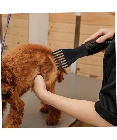 FRCOLOR Pack of 4 Water Blower for Pets Hair Styling Nozzle Hair Dryer Front Nozzle Blower Comb Hair Dryer Attachment for Hair Hair Dryer Attachment Universal Comb Hair Dryer Attachment Dog 12.00X7.00X4.00CMx4pcs Black x 4 pieces - Buy Online on GoSupps.com