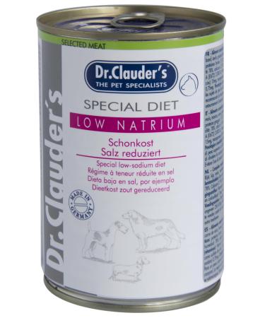Dr. Clauder's - Light Super Premium Diet Variety - Wet Dog Food - Specific Diet - 6 x 400 g - 6 x 400 g - Low Sodium