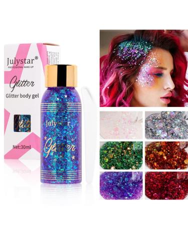 Buy 2Pcs Liquid Glitter Eyeshadow - Long Lasting Quick-Drying Gel Waterproof Sparkling Shimmer - 30ml | International Shipping - Buy Online on GoSupps.com