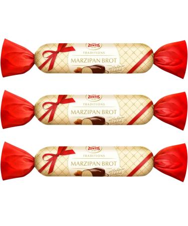 Zentis Chocolate Marzipan Bar 100g (3 Pack Bundle) - Buy Online on GoSupps.com