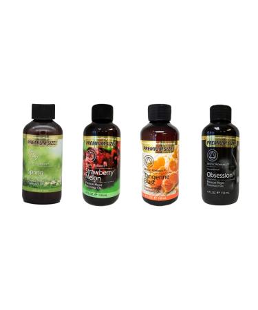 Fragrance oil per 4 Bottles of 4oz