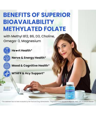 NEVISS 1Pack Antioxidant & Brain Support Melatonin 60mg Gummies with 2Pack L Methylfolate & Methyl B12 Gummies for Methylation Fucus Mood Energy - Buy Online on GoSupps.com