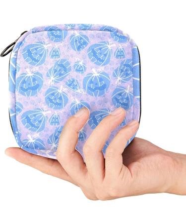 DIY Halloween Pumpkin Menstrual Cup Pouch & Sanitary Napkin Organizer - Large Capacity Travel Bag for Girls - Color 1 - Buy Online on GoSupps.com