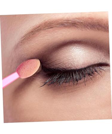Mikinona 100pcs Double Ended Eyeshadow Brush Everyday Makeup Brush Double-ended Eyedhadow Brush Plastic - Buy Online on GoSupps.com