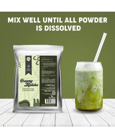 Wild Monk Creamy Matcha Cup Lining (1kg) 67 Servings Premium Cup Lining Powder Form Add Flavor to Bubble Tea & Desserts - Buy Online on GoSupps.com