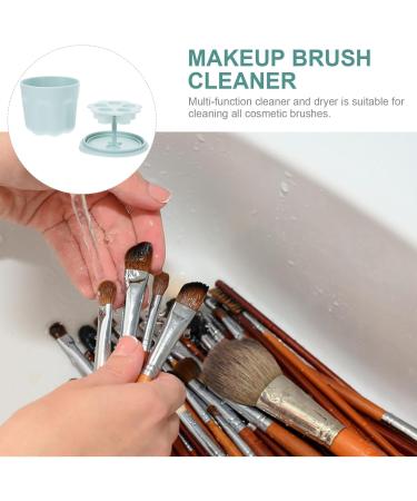 Makeup Brush Drying Stand Space Savers Brush Holder Makeup Brush Cleaning Box Makeup Brush Cleaner Pad Makeup Cleaner Pp Scrub Box Wash Bowl Cleaning Pad Tpr - Buy Online on GoSupps.com