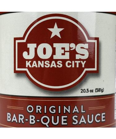Joe's Kansas City Original BBQ Sauce - 581g (20.5 oz) - Buy Online on GoSupps.com