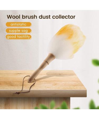 Retasica Anti-Static Wool Brush Duster Blinds Kitchen Keyboard Dust Cleaning Tool Car Duster Interior/Exterior Cleaner Smart and Soft and Duster 30cm - Buy Online on GoSupps.com
