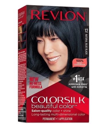 Revlon Colorsilk Beautiful Color Natural Blue Black 12 1 ea