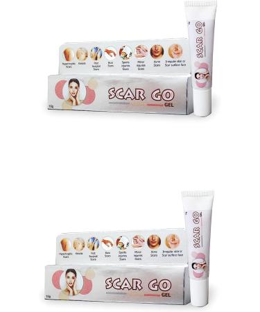 (Pack of 2) Gel for Scars Acne & Sports Injury for All Skin Type (15gm) - by Exportdeals