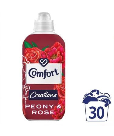 Comfort Creation Concentrated Fabric Conditioner with 100 Days of Long Lasting Fragrance and Softness Intense Liquid Fabric Softener 30 Washes 900 ml (Peony & Rose Buy 2) - Buy Online on GoSupps.com