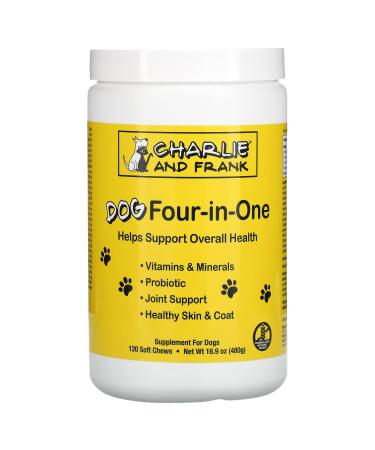 Charlie & Frank Dog Four-in-One 120 Soft Chews