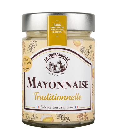 La Tourangelle - Traditional mayonnaise - 100% natural - Outdoor eggs - Made in France - 270g