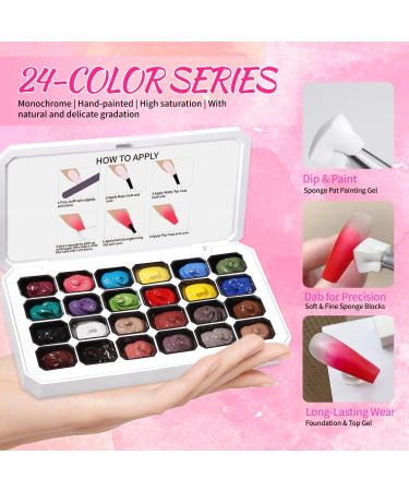 Gel ombr 24 couleurs (24OG-1) - Buy Online on GoSupps.com