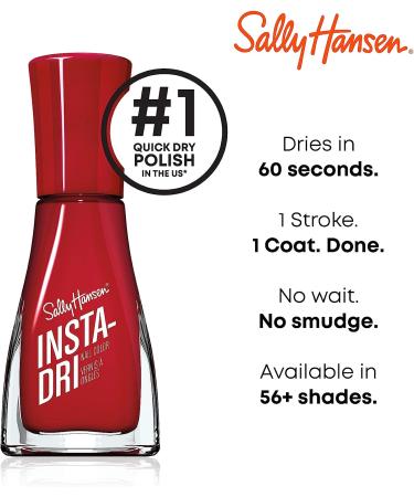 Sally Hansen Insta-Dri Nail Polish in Pink Aurora - Fast Drying Formula - Buy Online on GoSupps.com