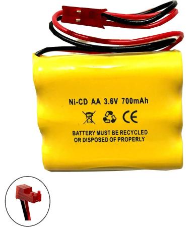 Buy Custom-93 NNYXSB LPX70RWH 3.6V 700mAh Exit Sign Emergency Light NiCad Battery Replacement (5 Pack) - International Shipping Available - Buy Online on GoSupps.com