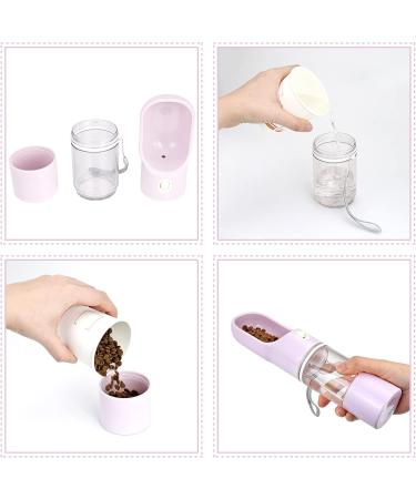 Edoxus Dog Drinking Bottle - Portable BPA-Free Water Bottle with Food Cup for On-the-Go Pets (Green) - Buy Online on GoSupps.com