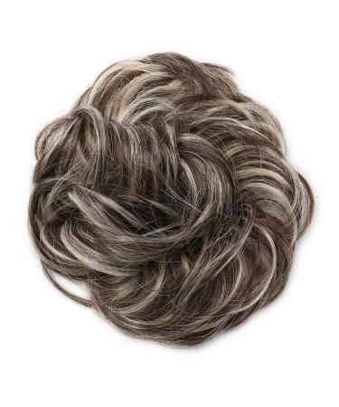 Tess Hair Part Dutt Brown Mix Hair Tie Thick Wavy Updos for International Shipping - Buy Online on GoSupps.com