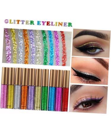 Didiseaon 20 Pcs Metallic Liquid Eyeliner Eyeshadow Shimmery Eyeliner Glitter Eyeliner - Buy Online on GoSupps.com
