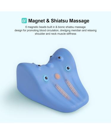 Borpein Neck Extension & Cervical Traction Device - Magnetic Therapy Neck Stretcher for Relaxation Pain Relief & Chiropractic Support - Buy Online on GoSupps.com