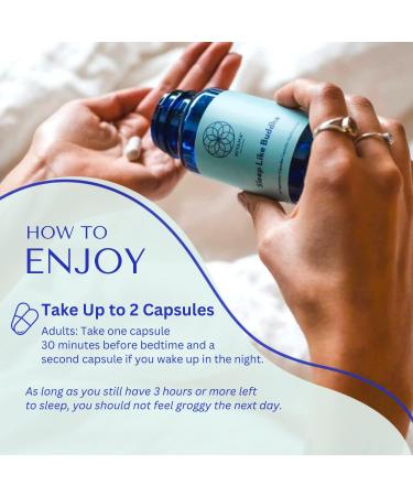 100% Vegan Melatonin Free Sleep Aid NIYAMA Sleep Like Buddha | Non Habit Forming Sleep Supplement | Stress Relief & Promotes Relaxation | Sleep Aids for Adults | Improves Sleep (60 Servings) - Buy Online on GoSupps.com