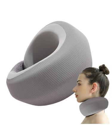 Soft Neck Brace - Soft Foam Wraps | Soft Foam Wraps Keep Vertebrae Stable Soft Neck Support Relieves Pressure in Spine Neck Support Brace for Travel Gray