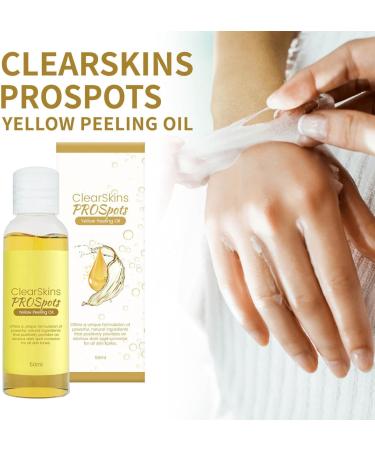 Body Peeling Oil Brightening Oil for Dark Skin Extra Strong Peeling Oil Peeling Oil for the Body Extra Strong Yellow Peeling Yellow Peeling Oil for Dark Skin (1PC) - Buy Online on GoSupps.com