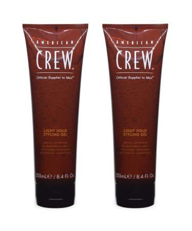 AMERICAN CREW Classic Light Hold Styling Gel 250ml / 8.45fl.oz. (Pack of 2)