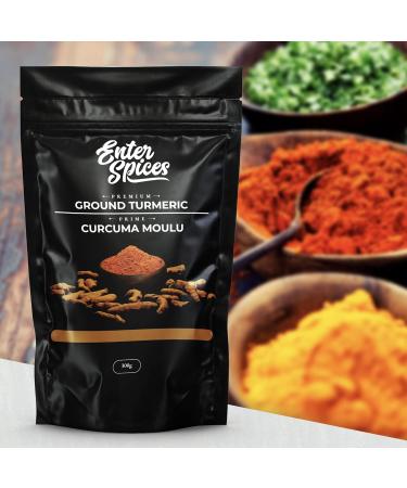 Enter Spice Turmeric Powder 300g(10.5oz) Made from 100% Natural Turmeric Root With No Color or Preservatives Ideal for Cooking Smoothies Lattes Tea Packed in a Resealable Ziplock Pouch Ground Turmeric (300 gram) - Buy Online on GoSupps.com