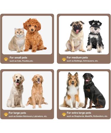 Lyneun Inflatable Break Ruff for Dogs & Cats Adjustable Hinge Soft Collar Leak Protection - Red M - Buy Online on GoSupps.com