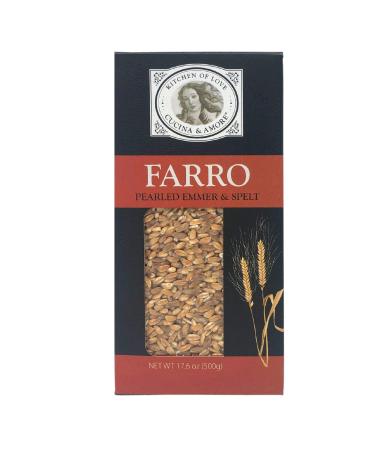 Cucina & Amore Pearled Italian Farro (17.6 oz, Pack of 8)($0.21 per ounce)